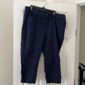 Lane Bryant navy capris size 20
